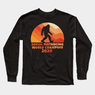 Social Distancing champion Long Sleeve T-Shirt